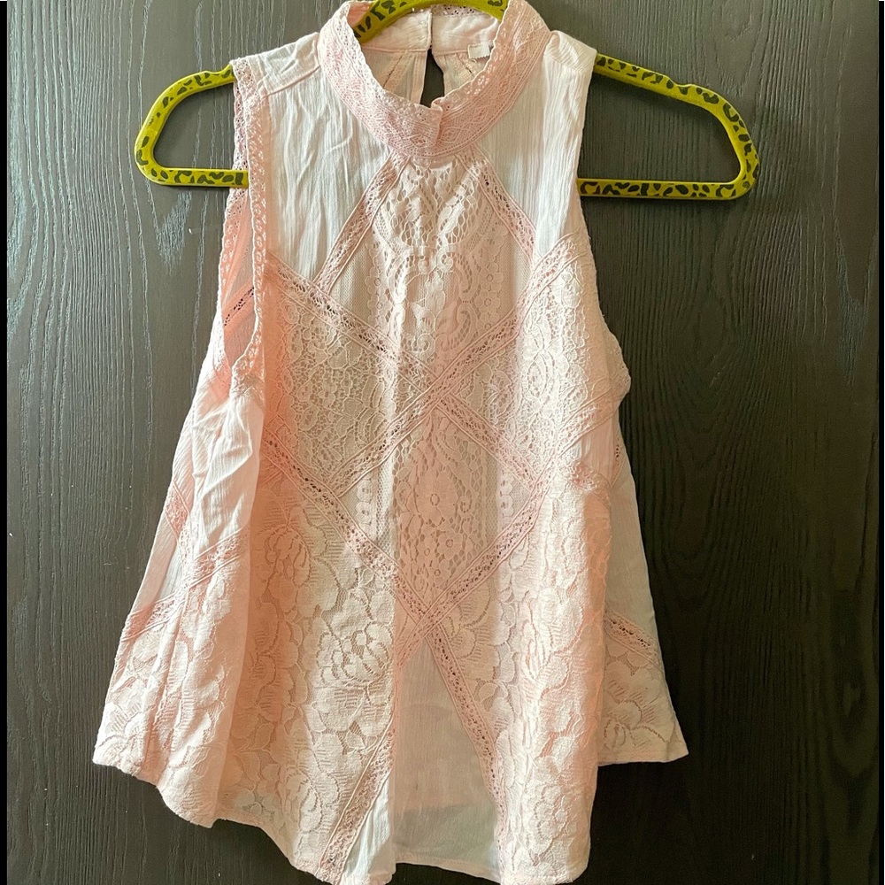 Pink cute top